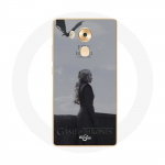 Coque pour Huawei Mate 8 Game of Thrones Saison 8 Daenerys Targaryen feu et sang Le Tr&ocirc;ne de Fer Log
