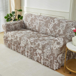 Elutoa elastne diivani kate Prinditud diivani kate L-kujuline diivani m&ouml;&ouml;bli kaitsekate Magamistoa kodukaunistusega diivanikate XLarge(235-300cm)1PC