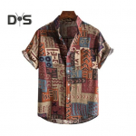 Meeste suvise s&auml;rgi aluskrae l&uuml;hikeste varrukatega kontrastv&auml;rvi triibuline &uuml;herealine lahtine pehme hingav keskmise pikkusega igap&auml;evane topp M kohv