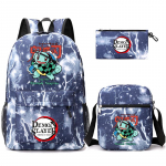 Anime Demon Slayer seljakott Sharingan teismelistele &otilde;pilaste koolikott poiss t&uuml;druk tagasi kooli Uzumaki suure mahutavusega multifilmi kotid