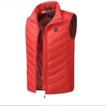 Unisex USB Infrapuna 11 K&uuml;tmisv&ouml;&ouml;ndiga Vest Jakk Talvine Elektriline Vest XXXXL punane