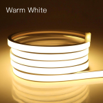 Ultra Bright 24V COB neoonvalgus LED riba PIR liikumisanduri l&uuml;litiga 320leds/m veekindel neoon lintlamp 3000K 4000K 6000K 5m