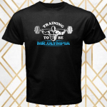 Treening Ole Mr Olympia J&otilde;usaali Spordi Logo Must Unisex T-s&auml;rk XXXXL