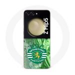 Coque Samsung Galaxy Z Flip5 scp sporting portugal fond vert