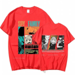 Anime Spy X Family Loid Forger Anya Forger Yor Forger Unisexga T-s&auml;rk Suvine mood vabaaja Unisex l&uuml;hikeste varrukatega &uuml;lisuured T-s&auml;rgid 4XL