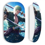 Souris sans fil maniacase - Blanche - One Piece Roronoa Zoro &eacute;p&eacute;e manga anime - Livr&eacute;e avec nano r&eacute;cepteur USB