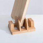 Bambusest l&otilde;ikelaua hoiuresti t&uuml;keldamise hoidik Korraldaja poti kaas k&uuml;psetiste jaoks