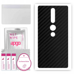 apgo Protective Skin Sticker for the back compatible with Lenovo Phab2 Pro, Wrap Film, Foil, Vinyl - Pattern Carbon Black