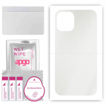 apgo Protective Skin Sticker for the back compatible with Apple iPhone 12 mini, Wrap Film, Foil, Vinyl - Pattern Matte Transparent