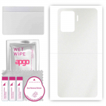 apgo Protective Skin Sticker for the back compatible with Oppo A94 (Reno5 F) , Wrap Film, Foil, Vinyl - Pattern Matte Transparent