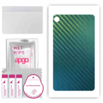apgo Protective Skin Sticker for the back compatible with Lenovo Tab M7, Wrap Film, Foil, Vinyl - Pattern Carbon Chameleon CAKA1