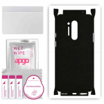 apgo Protective Skin Sticker for the back+sides compatible with OnePlus 8 Pro, Full Wrap Film, Foil, Vinyl - Pattern Matrix