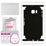 apgo Protective Skin Sticker for the back+sides compatible with Samsung Galaxy S6 G920, Full Wrap Film, Foil, Vinyl - Pattern Matrix