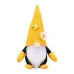 Good Luck Gnome Ornament mesilaste p&auml;eva teemaline p&auml;evalillekaunistus Palus nukk Gnoomi kujukeste keskosa piduliku mesilaspeo kaunistus Men