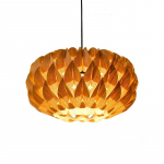 Tammepuidust Restorani Ripatslamp Puidust Kunstlamp Magamistoa ja Elutoa Ripatslamp 40cm diameter