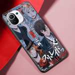 Jaapani Anime Bungou Stray Dogs &uuml;mbris Xiaomi Mi 11 Ultra 11T 10T 9T Pro Note 10 A2 9 8 Lite A3 CC9E 10S must pehme telefoni kate Xiaomi 11T(11T Pro)
