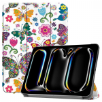 &Uuml;mbris iPad Pro 2024 &uuml;mbrisele 11 tolli Magnetiline Klapp Nahast Stend K&otilde;va Tahvelarvuti Funda iPad Pro 11 2024 &uuml;mbrisele Smart Cover For iPad Pro 11 2024 roosa kuldne v&auml;rv