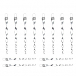 12 Pcs Bird Deterrent Rods Reflective Bird Prevention Stick Dizzying Spiral Shadows Reflections Keep 12pcs h&otilde;be