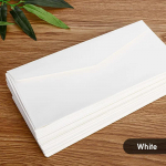 50 tk/partii Must-valge k&auml;sit&ouml;&ouml;paberist &uuml;mbrik Retro-Euroopa stiilis &uuml;mbrik postkaardi kirjade jaoks Scrapbooking-kutse &uuml;mbrikud