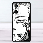 &Uuml;mbris Xiaomi Redmi Note 11 9S 10 9 8 7 9A 9C 9i K40 8T 10C 9T K50 silikoontelefoni korpusele armas Jujutsu Kaisen Anime Redmi Note 10 5G