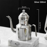 310/500Ml roostevabast terasest oliivi&otilde;li pudel, pika tilaga rasvaanum &auml;&auml;dika dosaatori kastme maitseaine purk 310ml