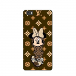 Coque Maniacase pour Huawei P8 Lite minnie Disney Lv marron