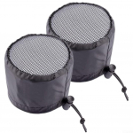 2 tk. Veekindel kanalifiltri ventilatsioonikate elastse ribaga kasvutelkide jaoks 4in