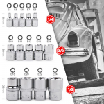 14 tk E-t&uuml;&uuml;pi Torx Star emane otsaku pesa komplekt mutriv&otilde;tme pistikupesad E4-E24 parandust&ouml;&ouml;riistad 14Pcs