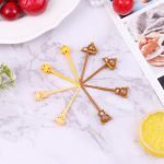 8 tk/komplekt Mini multifilm karu puuviljakahvel lastele suupiste magustoit kook Bento l&otilde;unas&ouml;&ouml;gid peokaunistus armsad kahvlid