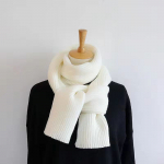 Naiste talvesallid Kootud sall Korea stiilis valged vintage sallid Talvised v&auml;listingimustes kasutatavad soojad sallid