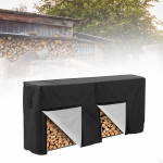 Firewood Rack Cover Protection Heavy Duty Dustproof Portable Rainproof Outdoor Easy to Install