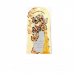 1-osaline esteetiline liblikas j&auml;rjehoidja raamatu metallist retro j&auml;rjehoidja tutiga &otilde;pilasele armas j&auml;rjehoidja &otilde;petaja s&otilde;bra kingitus 30*120mm