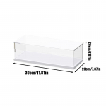 1-osaline l&auml;bipaistev akr&uuml;&uuml;lekraani kast Hoiuruum Tolmukindel kaitseekraani kapp Lauaarvuti hoiuruum Kodus hoiustamine 30*20*20cm