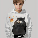 Lasteriided Pusad pikkade varrukatega laste kampsun Multifilm Lastemood Kassiprint T&uuml;drukute Suveriided Poiste top 160CM