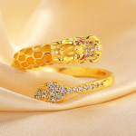 Draakoni aasta S&uuml;nnip&auml;ev Aasta Zodiac Avatud S&otilde;rmus Naiste Kerge Luksuslik T&auml;iustatud Sense S&uuml;gis- ja Talve s&otilde;rmuse s&otilde;rmus Opening adjustable kuld