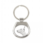 Bull Terrier, Bully - keychain with a dog, keychain with a print, personalized pendant from the Art-Dog brand h&otilde;be