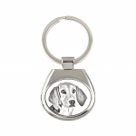 Harrier - keychain with a dog, keychain with a print, personalized pendant from the Art-Dog brand