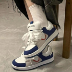 Retro Guochao Kingad Madala s&auml;&auml;rega Vabaaja Jalatsid Spordi Rula Kingad Meeste ja Naiste Mood 35 kuninglik sinine v&auml;rv