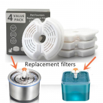 4 tk kassi purskkaevu filtri vahetusaktiivs&ouml;e vahetusfiltrid onesize