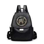 Moodne isiksus elevant kuuma tembeldamisega naiste seljakott etnilises stiilis mitmek&uuml;lgne vargusevastane k&auml;ekott Trendikas neet v&auml;lisreisiks ostlemise &otilde;lakott must