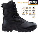 MAGNUM Scorpion 8.0 SZ SideZip - Herren Stiefel Boots f&uuml;r Arbeit, Wandern - Schwarz M000150095 ORIGINAL EU 41 UK 7 must