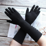 Naiste pikad puuvillased kindad, v&auml;rviline stiil, moodne sirge laud, mis sobib kevadeks ja s&uuml;giseks 8 1/2