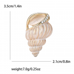 Creative sulamist emailiga konch pross, peen mood naiste &uuml;likond kardigan korsaaž-ornamendin&otilde;el