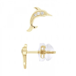 LEA &; ARTHUR - Laste k&otilde;rvar&otilde;ngad "DAUPHIN" motiivid 375 tuhanded kollane kuld - laste ehted