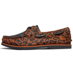 Timberland Wacko Maria X Klassikalised kahe auguga paadikingad Meeste kingad Pruun Oranž Leopardimustriga A5YYB 41