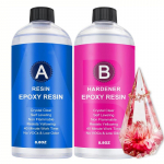 17,6 untsi/10,4 untsi l&auml;bipaistva epoks&uuml;vaigu komplekti valamine ja katmine j&otilde;elaudade jaoks.