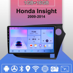 Android Carplay Autoraadio Honda Insight 2009-2014 jaoks Multimeediam&auml;ngija Peaseade Stereo GPS-navigatsioon BT WIFI 2+32GB 1+16GB,RHD