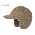 Meeste talvine kootud m&uuml;ts l&uuml;hikese &auml;&auml;rega, paksu tuulekindla k&otilde;rvakaitsega, hoida soojas vanaisa nokam&uuml;ts Elastne &otilde;uek&uuml;ts &Otilde;ues koolis&otilde;idu nokam&uuml;ts khaki