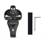 Mootorratta pudelihoidja Kaasaskantav veetassi hoidja kinnitus kronsteiniga Reguleeritava jalgratta joogihoidja v&auml;listingimustes ABS must