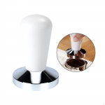 Kohvi Tamper Jaotur Barista T&ouml;&ouml;riist Pulbri Jaotus Lainelise P&otilde;hjaga Kaasaskantav jaoks 51mm valge